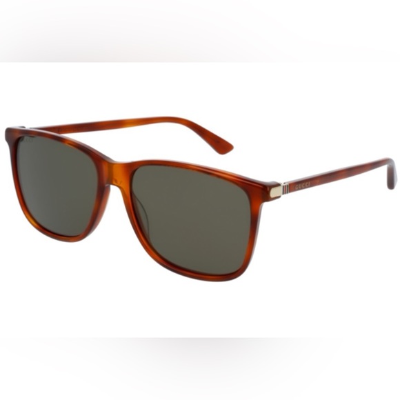 Gucci Havana Sunglasses GG0017S - Picture 1 of 2